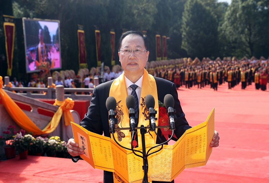 辛丑年祭祀炎帝陵典礼隆重举行 毛伟明主祭(图1)